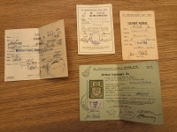 Sletové průkazy (TJ Sokol) Jana Polláka