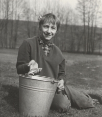 Jiří Miler asi v patnácti letech