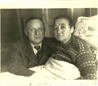Grandfather František Svoboda with her mother 