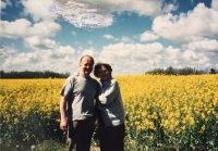 Zdenka and Jaroslav in France, 1990