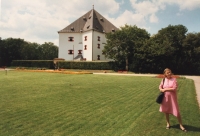 Zdenka Wittmayerová at Hvězda Summer Castle, Prague, about 1993