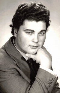 Jako student JAMU, Brno, 1969