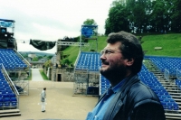 Guest appearance in Salome, amphitheatre in Trier, Germany, 2000