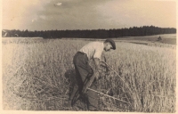 Maminčin bratr, sedlák František, pronásledovaný nacisty i komunisty, 1942