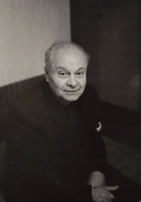 His father Antonín Vodička, 1970