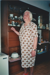 Mother Vlasta Brančíková (nee Kozmíková), early 1990s