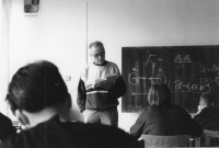 Milan Michalica as a grammar school teacher, 1990s