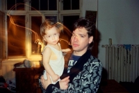 Rolando Saumell se synem Lumírem u Dany Němcové