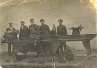 Soustruh dovezený z Volyně