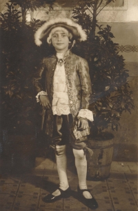 Ivo Fleischmann, student of the French lyceum, 1920s