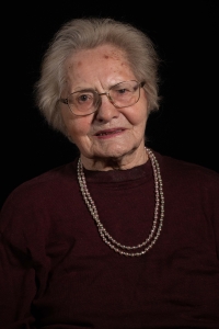 Růžena Křížková v Praze, únor 2022