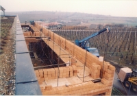 Construction of the Sonnentor warehouse in Mlaty
