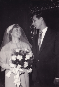 Svatba Jarmily a Oldřicha Tesařových, rok 1960