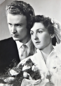 Svatební fotka, rok 1956