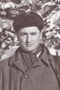 Václav Popp as an employee of the Horní Planá Forestry office at the turn of the 1960s and 1970s