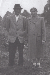 Rodiče pamětníka, 1950