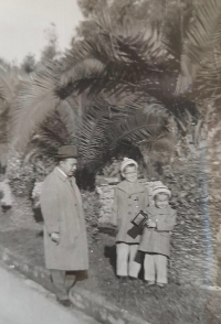 S tatínkem v Řecku, Michal s bratrem