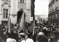 Generální stávka 27. listopadu 1989 V Kopečku v Hradci Králové