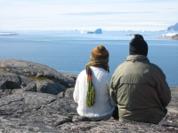 S manželkou v Grónsku