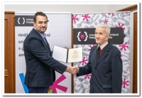 Jmenování prof. O. Richterka emeritním profesorem UHK současným rektorem UHK prof. Kamilem Kučou