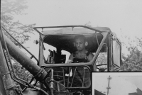 Karel Kavička v cukrovaru v Bedihošti po roce 1970