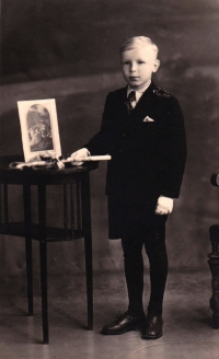 Jaroslav Hadraba (přibližně pětiletý)