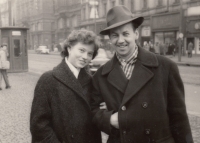 Husband and wife Bohumila and Antonín Rejlek, 1961