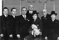Wedding of his parents in 1940
