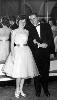 Arnošt Runčík v tanečních, 1960