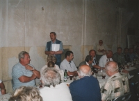 Encounter with former soldiers from the unit that was garrisoned in the monastery. 2004