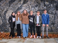 Žákovský tým Příběhů našich sousedů ze ZŠ Litvínovská 600 v Praze 9