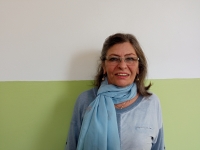 Jitka Juráčková v roce 2021 v ZŠ Holice