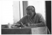 Clara Istlerová v roce 1958 na dovolené v Bulharsku