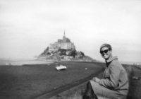 Clara Istlerová při první cestě na Západ s Rostislavem Vaňkem v roce 1967, Francie