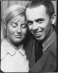 Fotografie s Jiřím Šuhájkem v Londýně 13. 8. 1968 před československou okupací 21. 8.