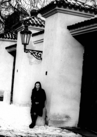 Jana Pleskotová, manželka na fotografii z r. 1976