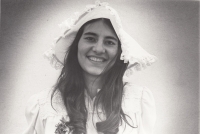 Blanka Rejholdová ve věku asi 20 let