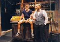 Josef Kundera a syn Filip ve hře Zima úzkosti, Horácké divadlo Jihlava, 2000