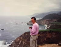 Libor Fránek in Monterey, California, 1990s
