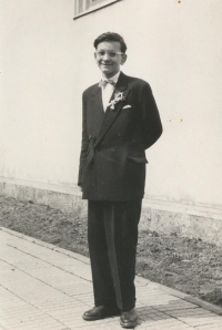 Karel Rokyta, konfirmační zkouška – 15 let, 1958