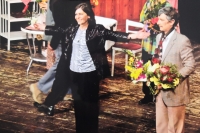 Jitka Juračková jako režisérka po premiéře v roce 2007 v Kulturním domě města Holic