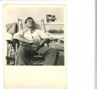 Michal during a boat trip to Budapest, 1959.

