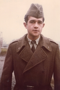 Jan Dvořák at the military service, fall 1967