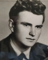 Jan Gulec během základní vojenské služby v roce 1959 v Prachaticích