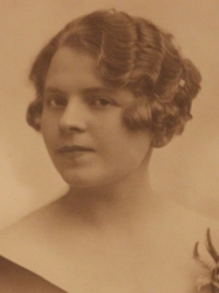 Her mother Leopolda Dosoudilová, 1930s