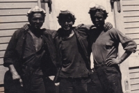 Jan Blizňák (vlevo), začátek 60. let