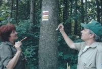 S manželkou Vlastou, Beskydy, cca 2010