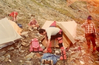 Jan Dvořák na Kavkaze – ráno před cestou směr hora Belalakaja (3861 m) 