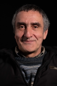 Petar Erak during the filming for Memory of Nations in February 2022