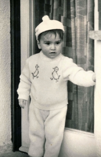Petar Erak as a little boy, 1965